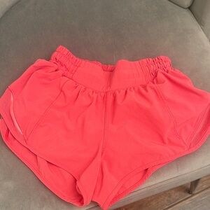 Size 0 Lululemon Hottie Hot 2.5 LipGloss Pink Athletic Shorts